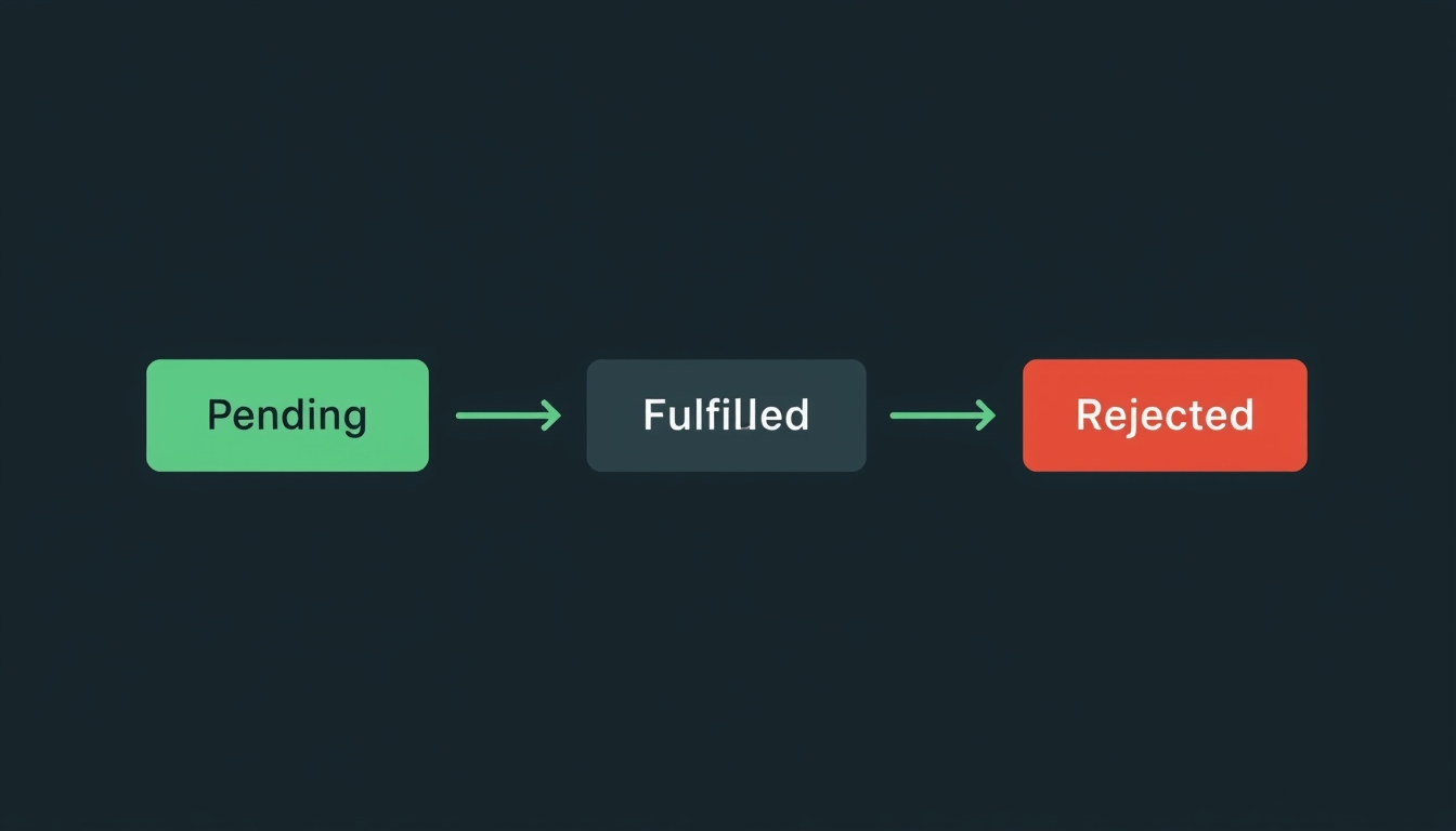 Async/await flow — Promise resolution diagram