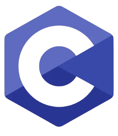 C programming language logo — Free C language course for beginners on CoodeVerse