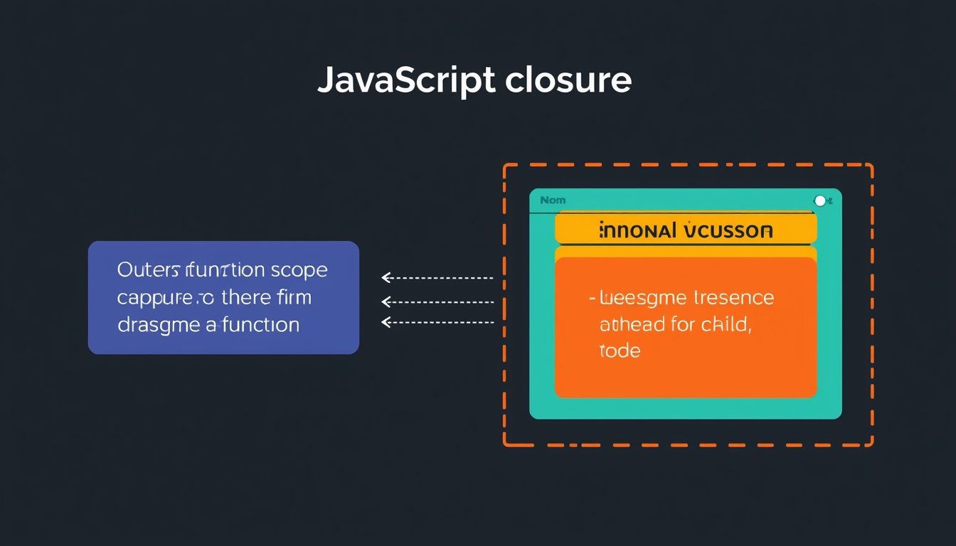 JavaScript closures — visual explanation of scope and closure