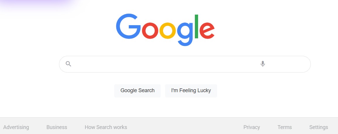 Google Clone Landing Page – pixel-accurate Google search homepage HTML CSS free download educational project