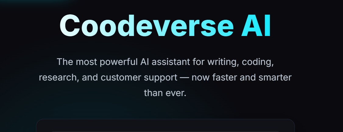 AI Intelligent Assistant Landing Page – futuristic AI product UI gradient features HTML CSS JS free download