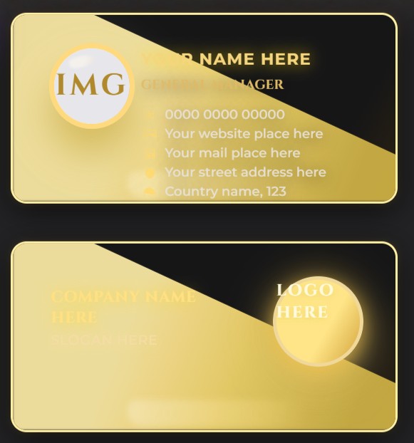 Luxury Animated Gift Card Template – gold shimmer CSS animation free download HTML CSS JS