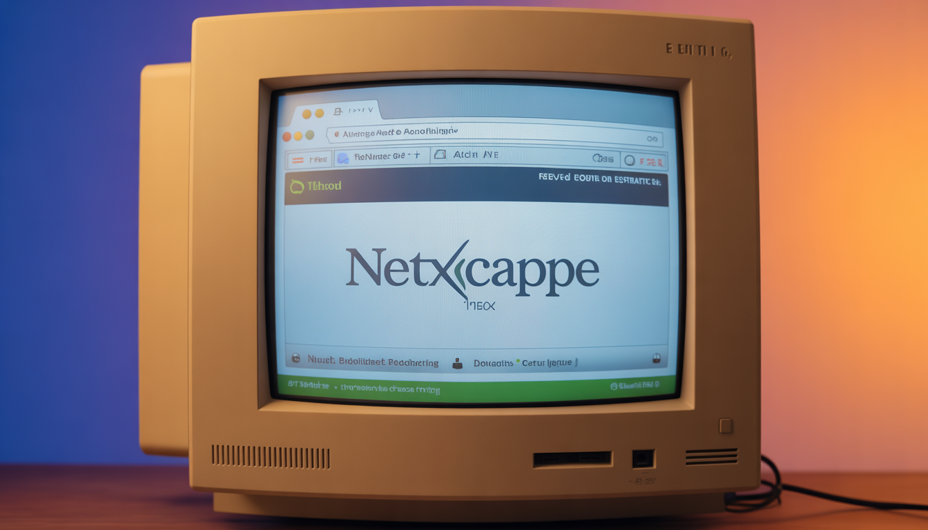 Netscape Navigator 1995 — birthplace of JavaScript