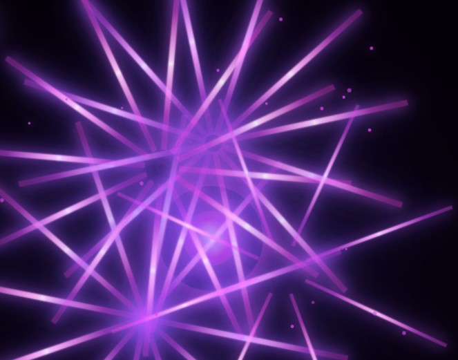 Purple Neon Star CSS Animation – glowing neon star pulsing light effects HTML CSS free download