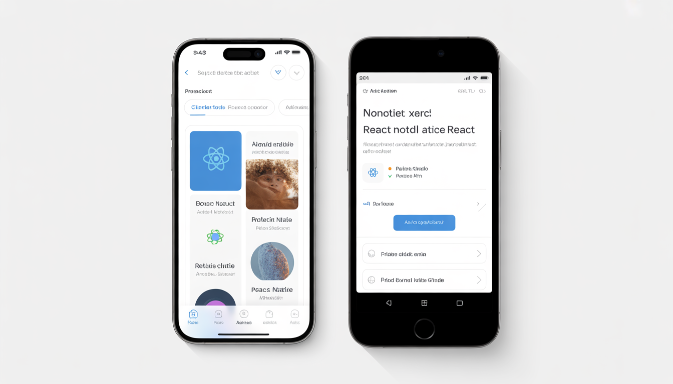 React Native mobile app built with JavaScript