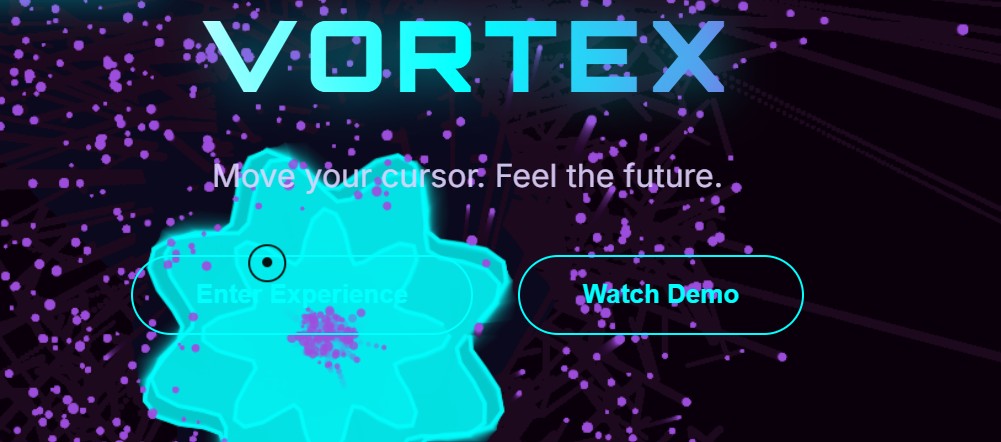 Interactive Canvas Landing Page – real-time particle animations JavaScript canvas effects HTML CSS JS free download